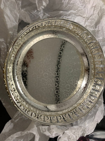 German Silver Designer plate