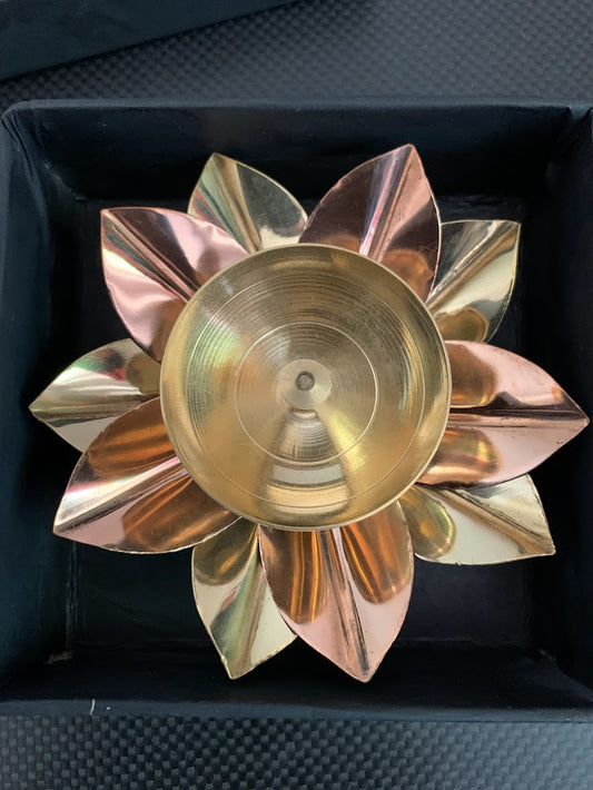 Brass Lotus Diya