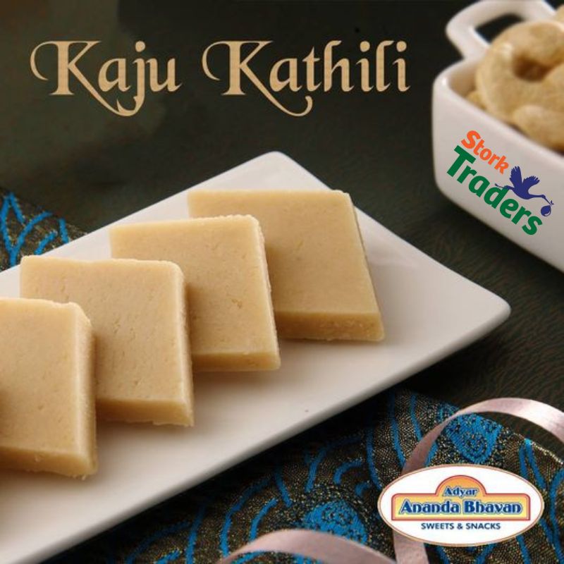 Adyar Ananda Bhavan Sweets - Kaju Katli (Cashew Barfi)- 250 gms