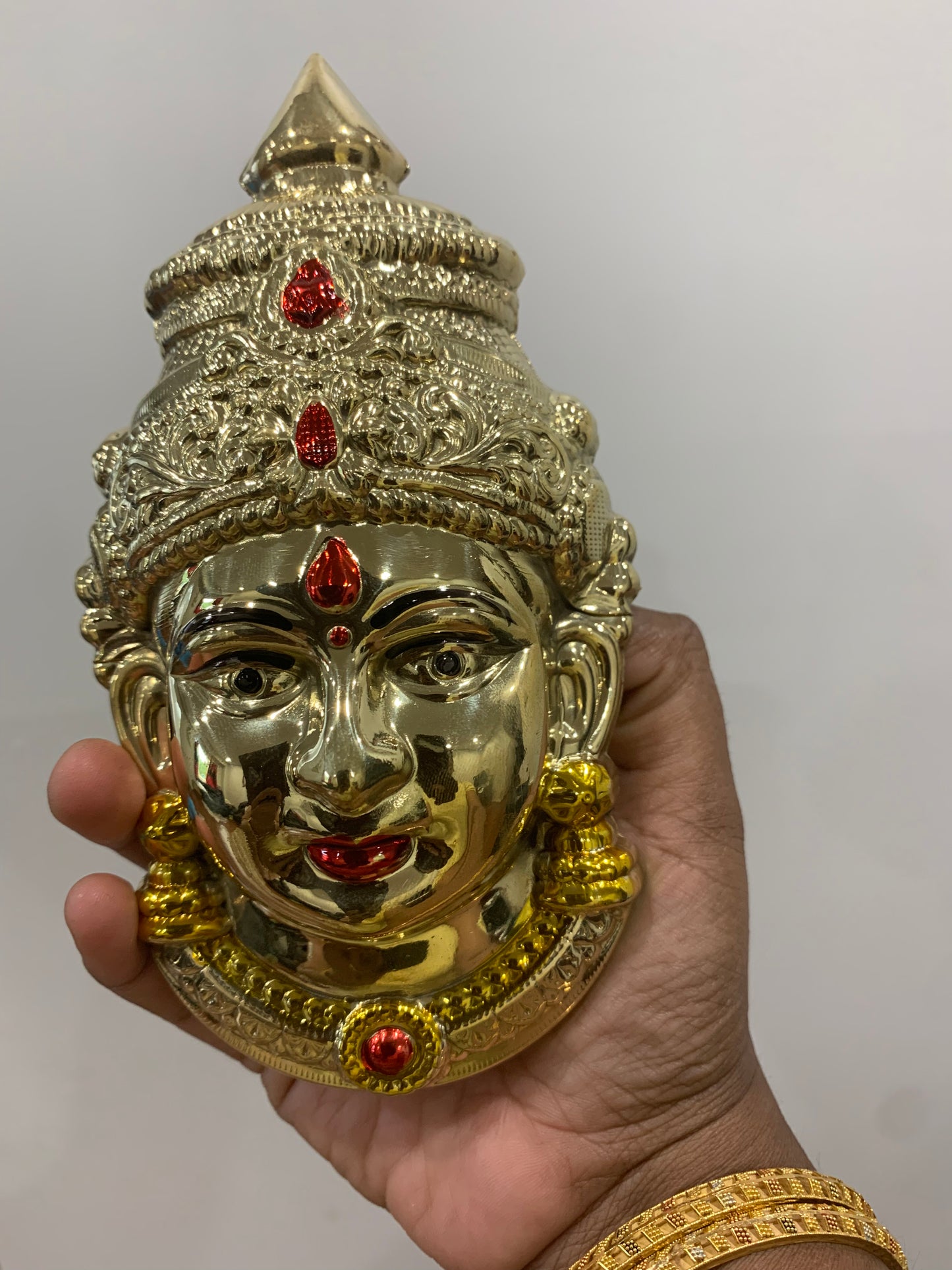 Lakshmi Face - gold finish Laxmiji Mukhota